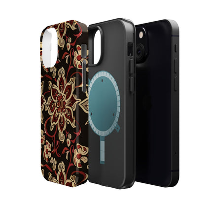 Floral Mandala Magnetic Impact - Resistant Phone Case - DIGITAL X