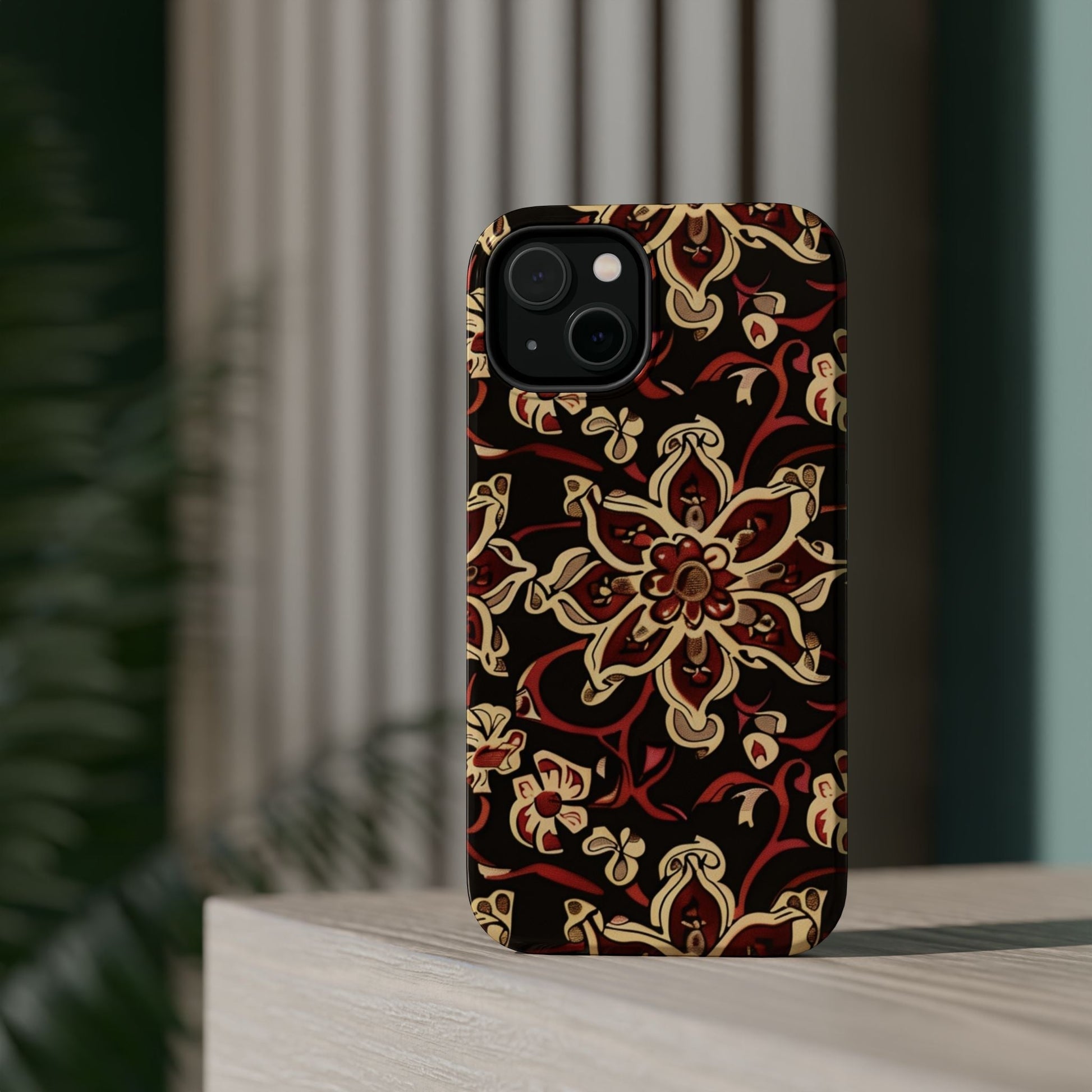 Floral Mandala Magnetic Impact - Resistant Phone Case - DIGITAL X