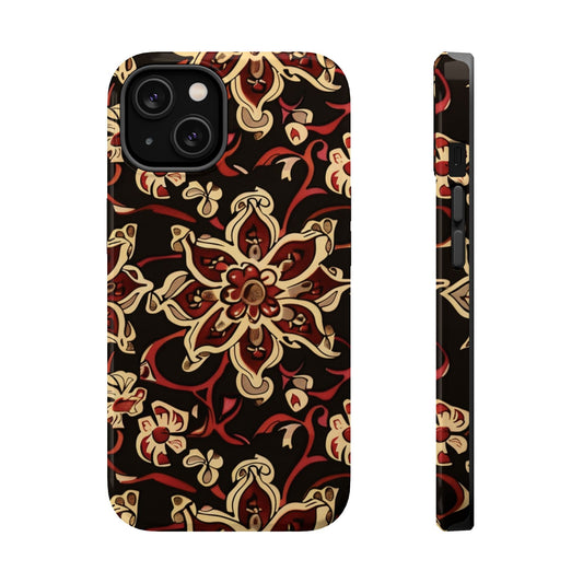 Floral Mandala Magnetic Impact - Resistant Phone Case - DIGITAL X