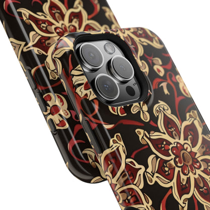Floral Mandala Magnetic Impact - Resistant Phone Case - DIGITAL X