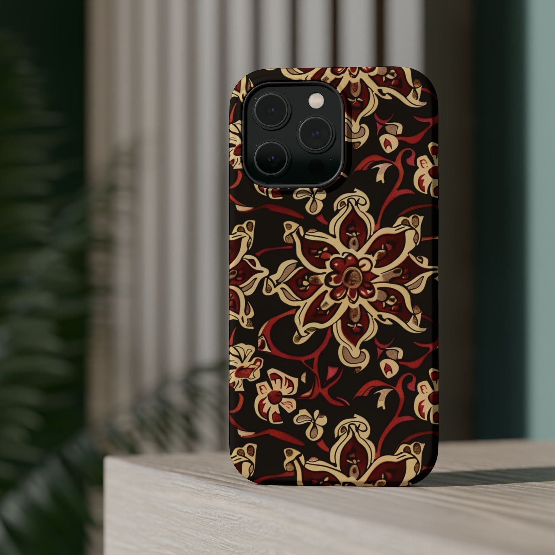 Floral Mandala Magnetic Impact - Resistant Phone Case - DIGITAL X