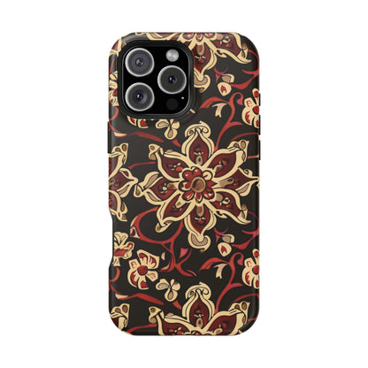 Floral Mandala Magnetic Impact - Resistant Phone Case - DIGITAL X