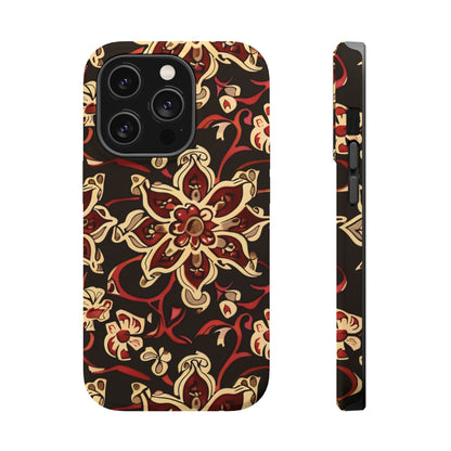 Floral Mandala Magnetic Impact - Resistant Phone Case - DIGITAL X