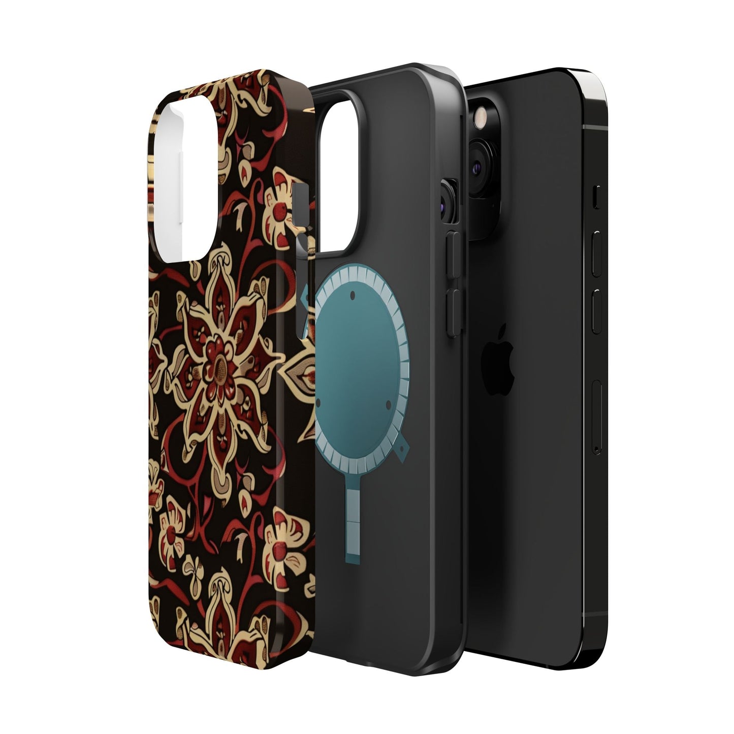 Floral Mandala Magnetic Impact - Resistant Phone Case - DIGITAL X