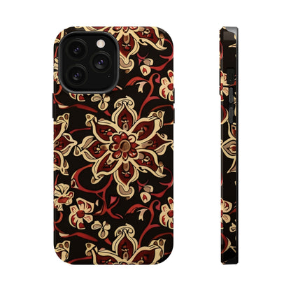 Floral Mandala Magnetic Impact - Resistant Phone Case - DIGITAL X