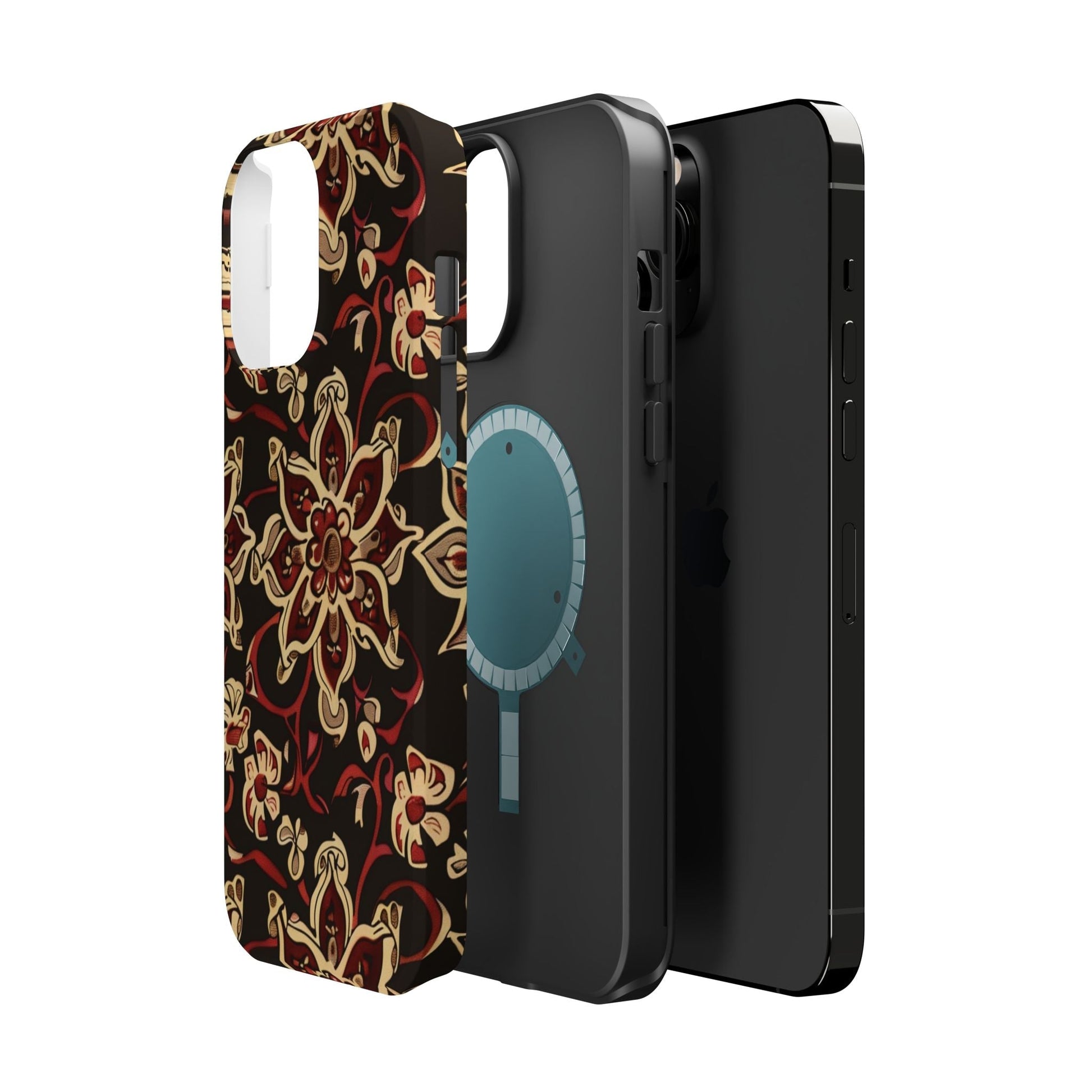 Floral Mandala Magnetic Impact - Resistant Phone Case - DIGITAL X