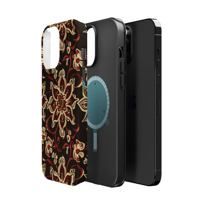 Floral Mandala Magnetic Impact - Resistant Phone Case - DIGITAL X