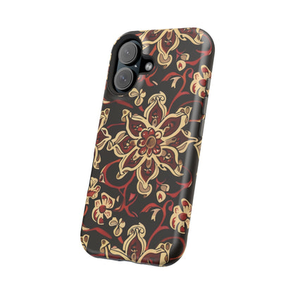 Floral Mandala Magnetic Impact - Resistant Phone Case - DIGITAL X