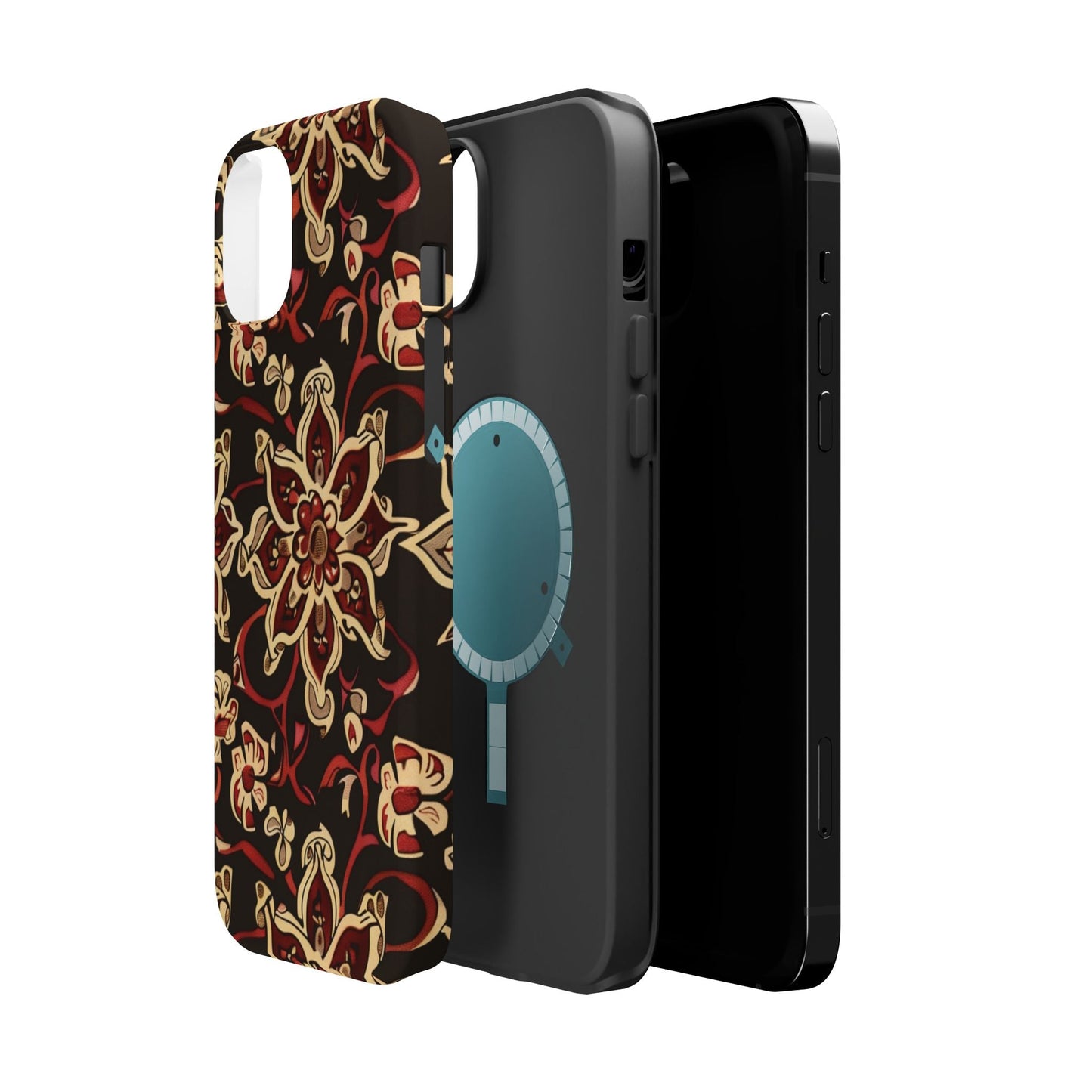 Floral Mandala Magnetic Impact - Resistant Phone Case - DIGITAL X