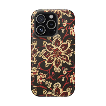 Floral Mandala Magnetic Impact - Resistant Phone Case - DIGITAL X