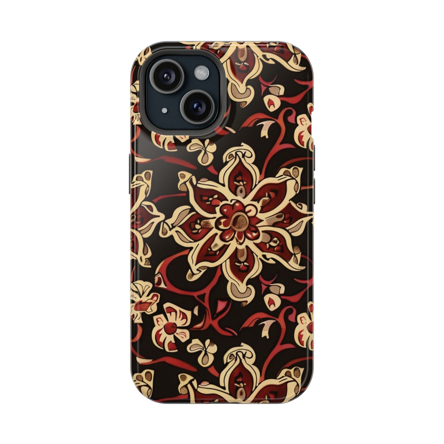 Floral Mandala Magnetic Impact - Resistant Phone Case - DIGITAL X