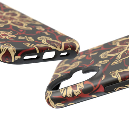 Floral Mandala Magnetic Impact - Resistant Phone Case - DIGITAL X