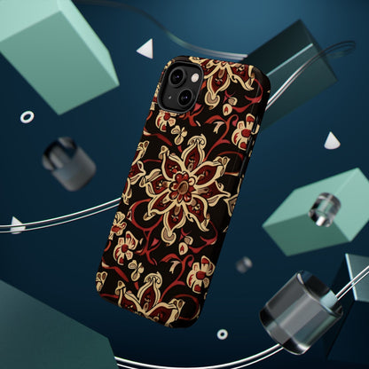 Floral Mandala Magnetic Impact - Resistant Phone Case - DIGITAL X