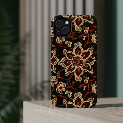 Floral Mandala Magnetic Impact - Resistant Phone Case - DIGITAL X