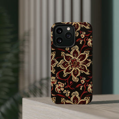 Floral Mandala Magnetic Impact - Resistant Phone Case - DIGITAL X