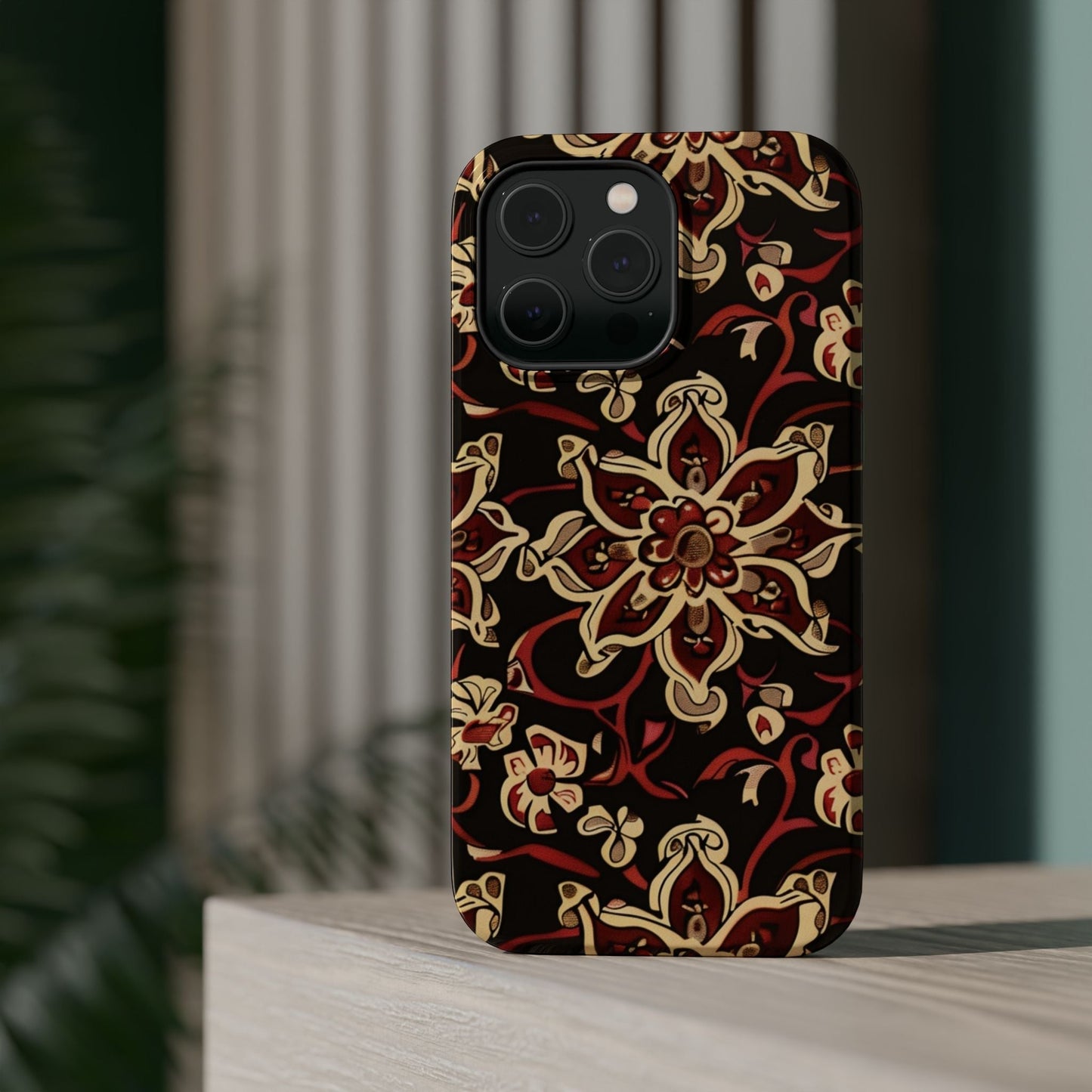 Floral Mandala Magnetic Impact - Resistant Phone Case - DIGITAL X