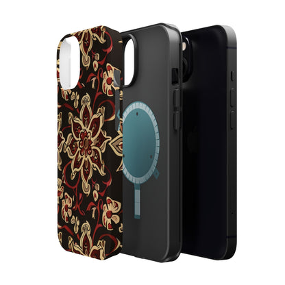 Floral Mandala Magnetic Impact - Resistant Phone Case - DIGITAL X