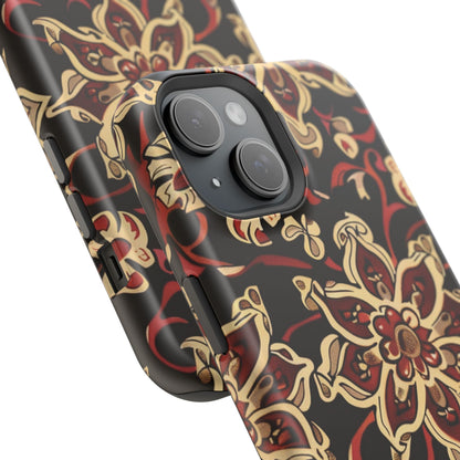 Floral Mandala Magnetic Impact - Resistant Phone Case - DIGITAL X