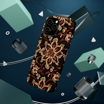 Floral Mandala Magnetic Impact - Resistant Phone Case - DIGITAL X