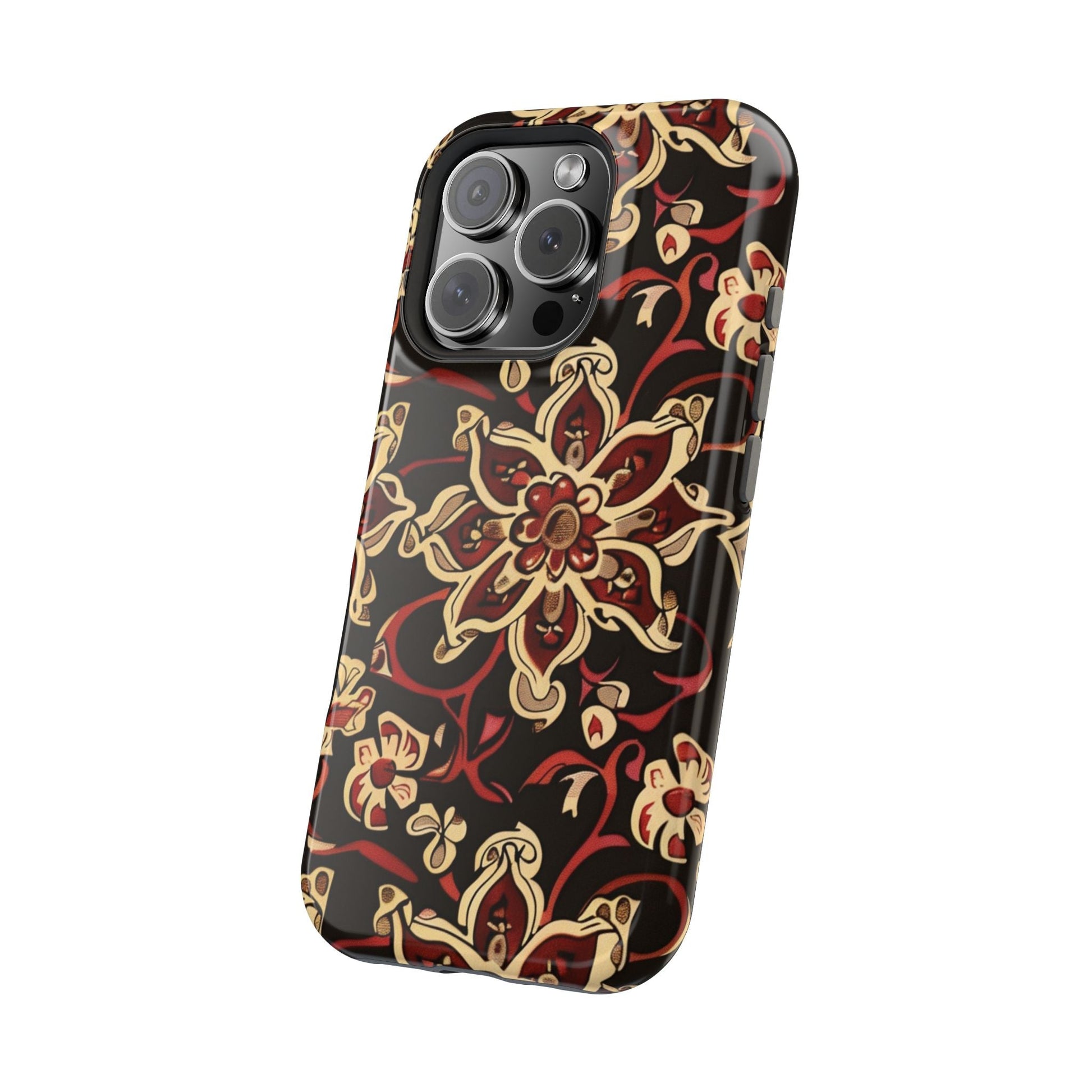 Floral Mandala Magnetic Impact - Resistant Phone Case - DIGITAL X