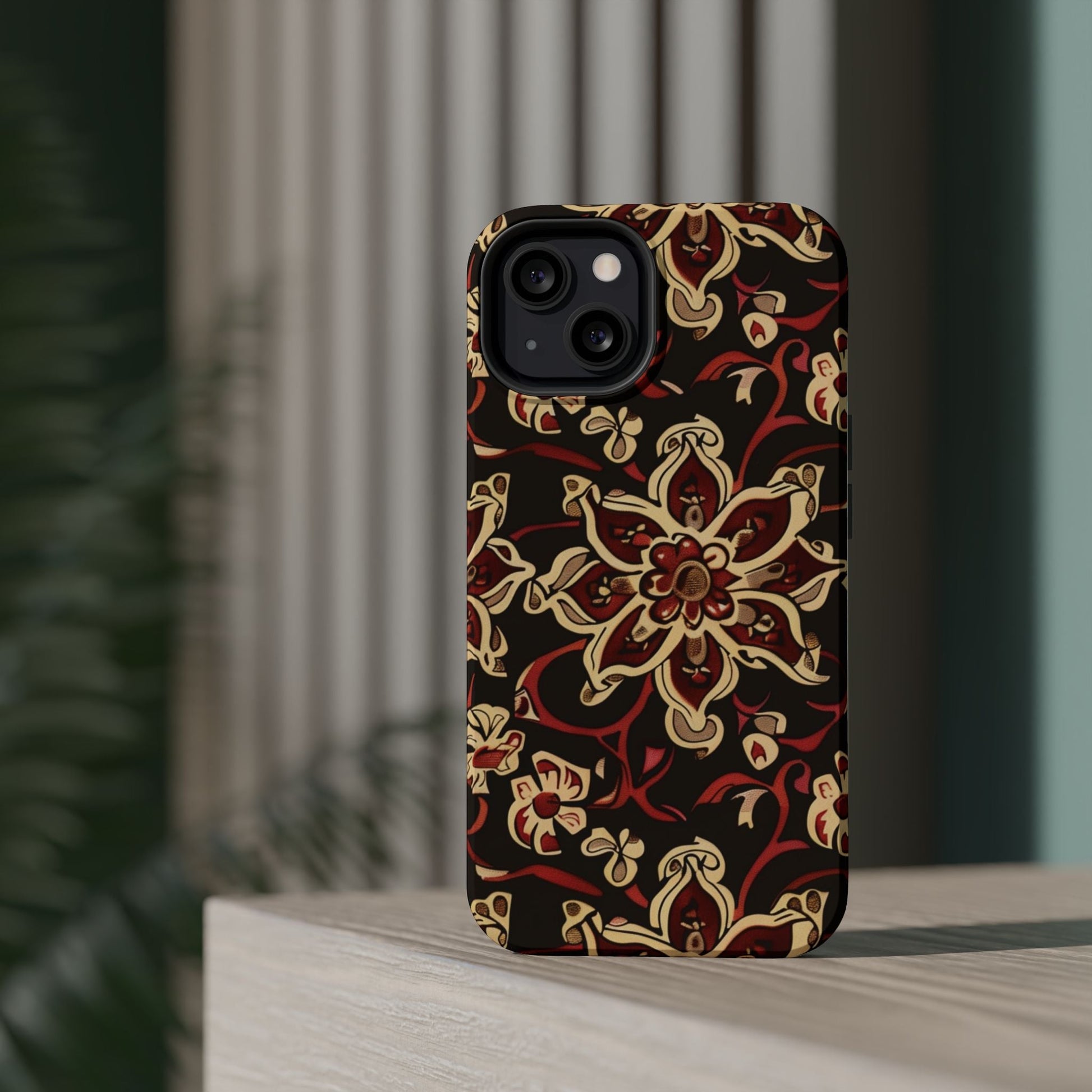 Floral Mandala Magnetic Impact - Resistant Phone Case - DIGITAL X