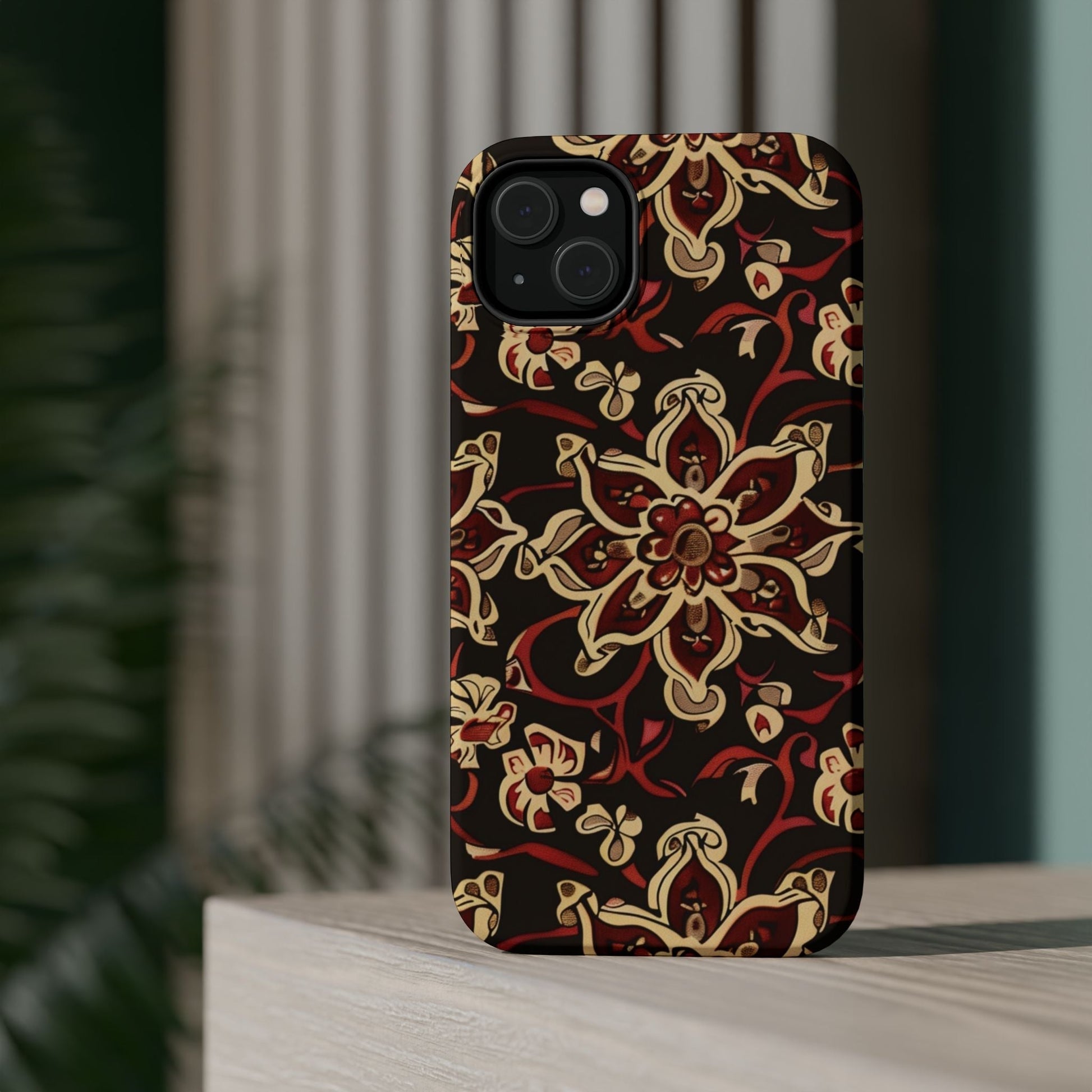 Floral Mandala Magnetic Impact - Resistant Phone Case - DIGITAL X