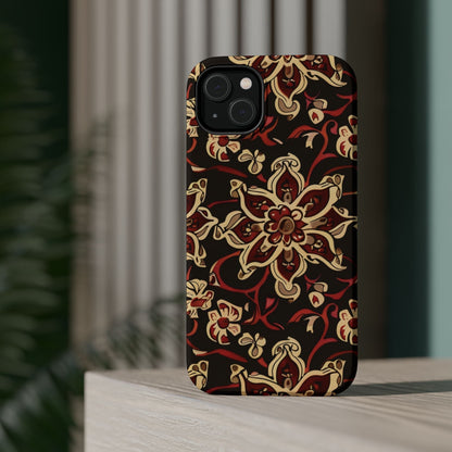 Floral Mandala Magnetic Impact - Resistant Phone Case - DIGITAL X