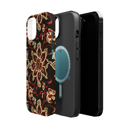 Floral Mandala Magnetic Impact - Resistant Phone Case - DIGITAL X