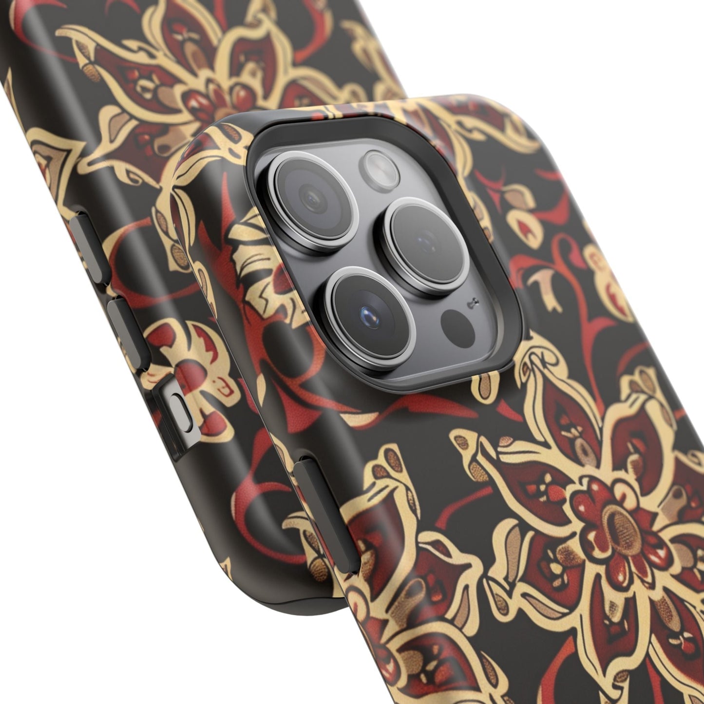 Floral Mandala Magnetic Impact - Resistant Phone Case - DIGITAL X