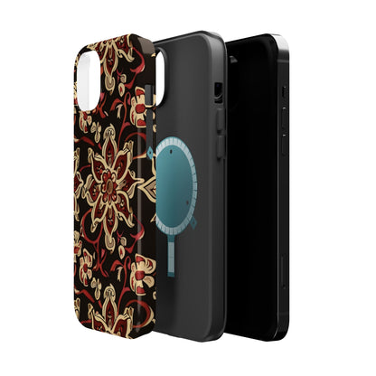 Floral Mandala Magnetic Impact - Resistant Phone Case - DIGITAL X