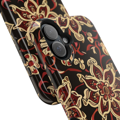 Floral Mandala Magnetic Impact - Resistant Phone Case - DIGITAL X