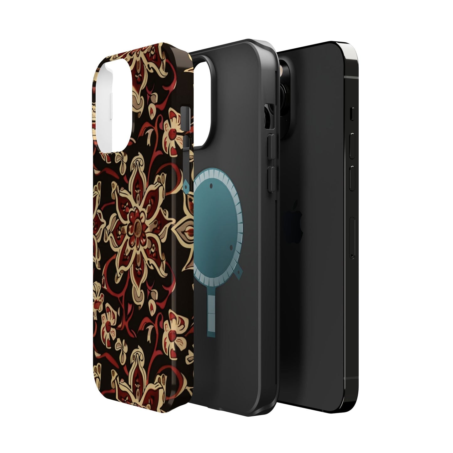 Floral Mandala Magnetic Impact - Resistant Phone Case - DIGITAL X