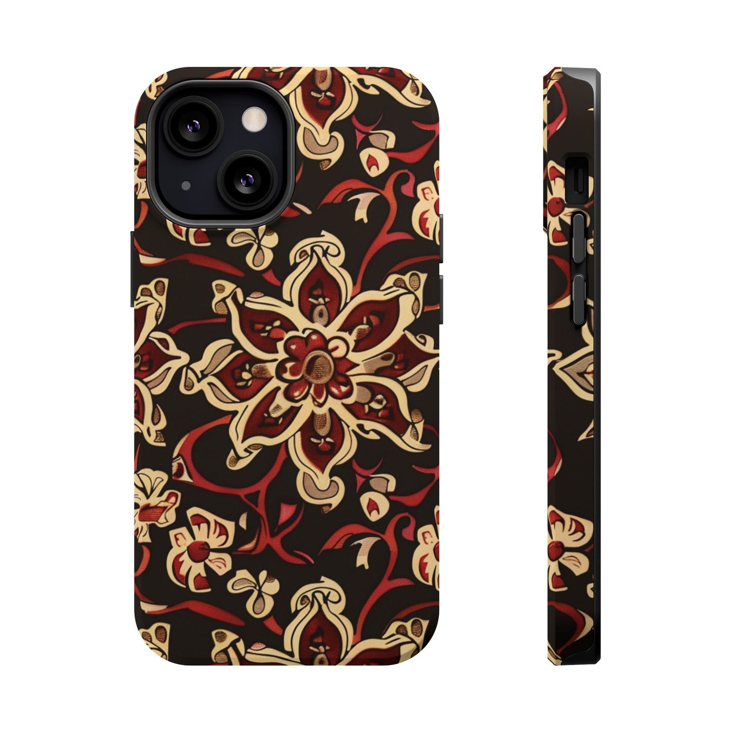 Floral Mandala Magnetic Impact - Resistant Phone Case - DIGITAL X
