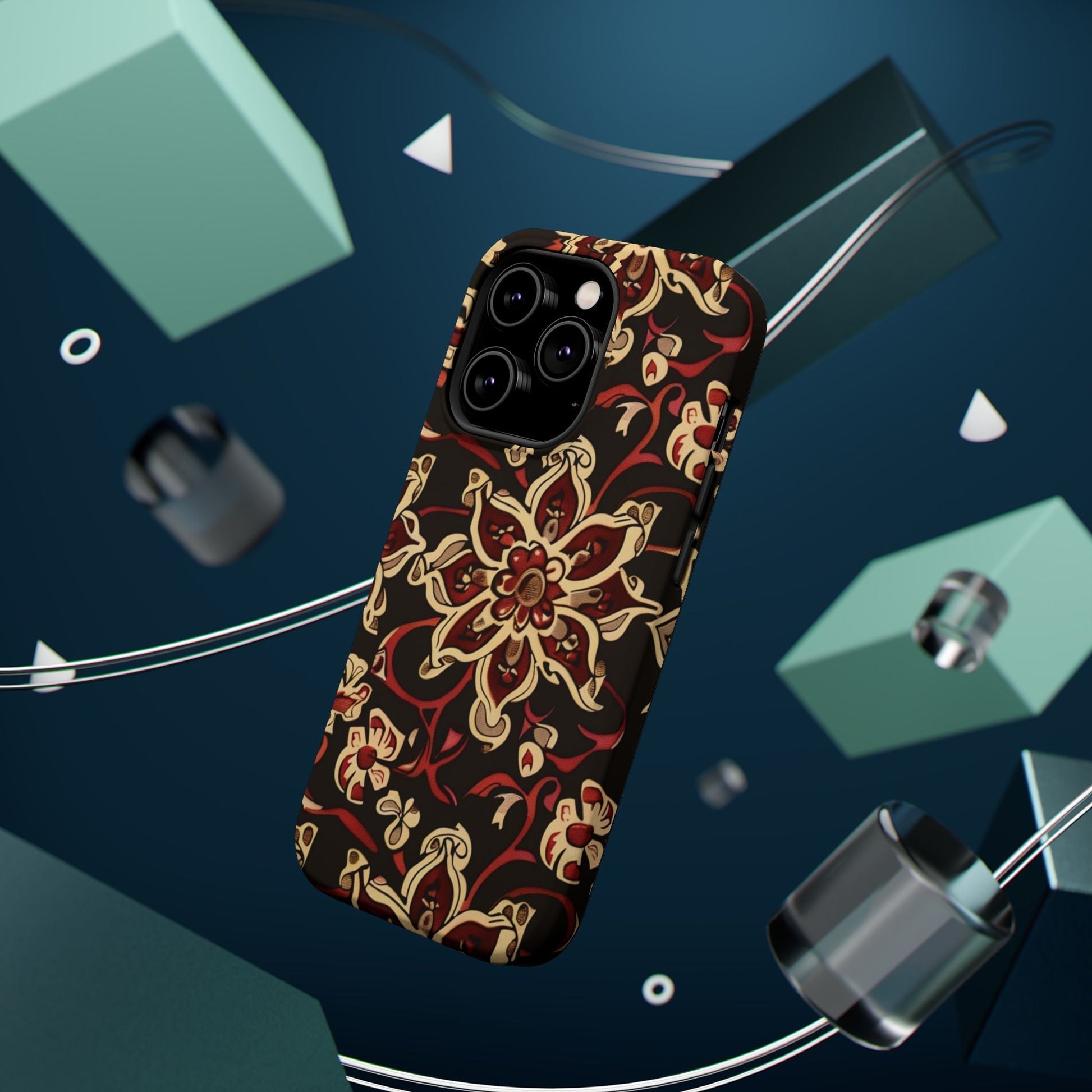 Floral Mandala Magnetic Impact - Resistant Phone Case - DIGITAL X