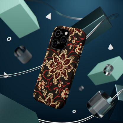 Floral Mandala Magnetic Impact - Resistant Phone Case - DIGITAL X