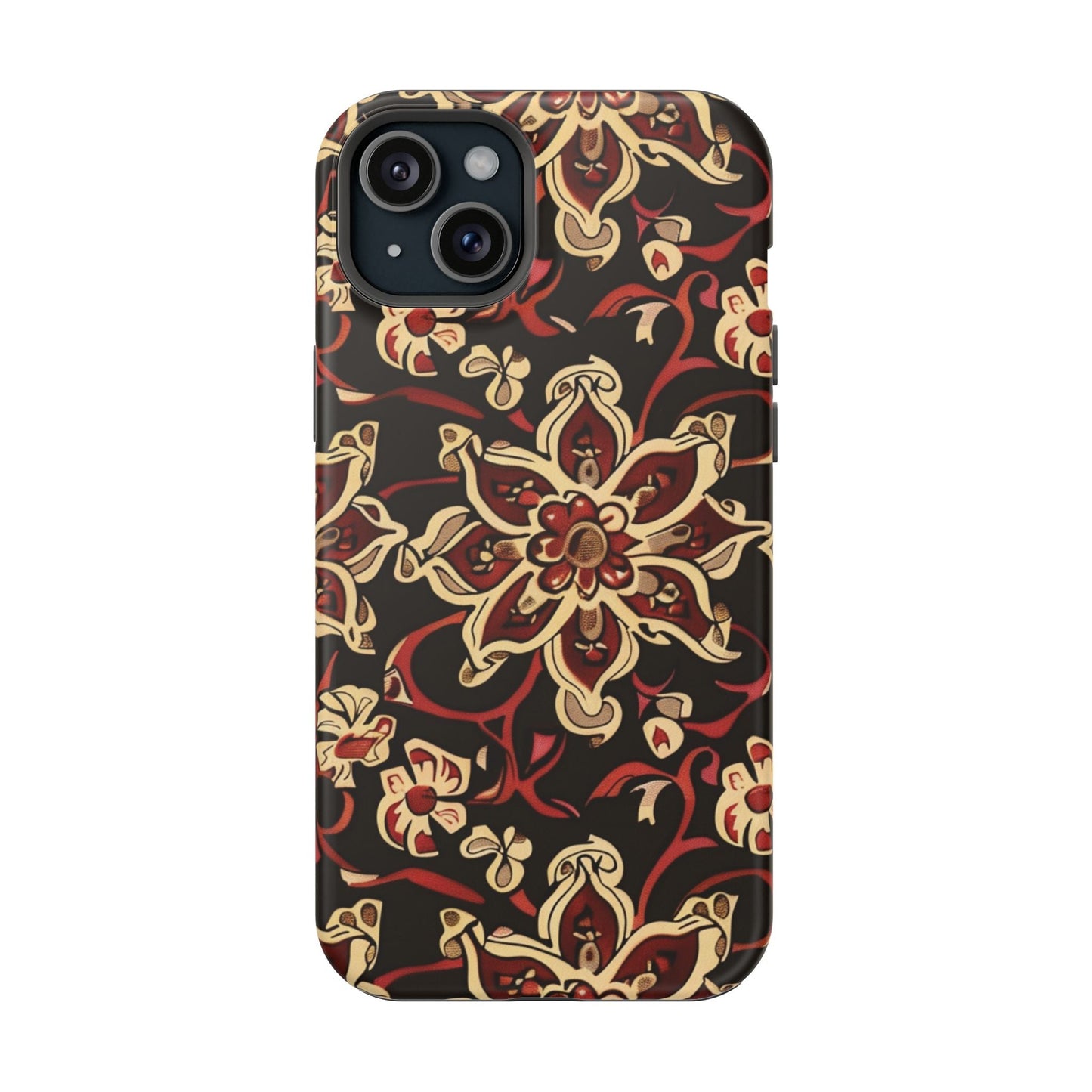 Floral Mandala Magnetic Impact - Resistant Phone Case - DIGITAL X