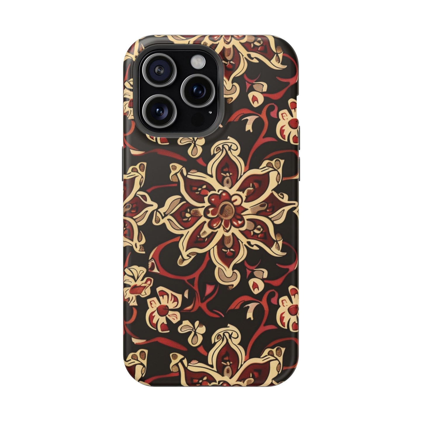 Floral Mandala Magnetic Impact - Resistant Phone Case - DIGITAL X