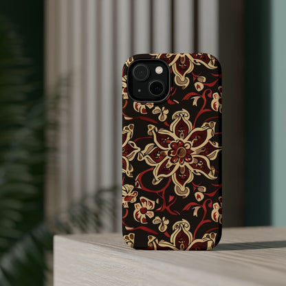 Floral Mandala Magnetic Impact - Resistant Phone Case - DIGITAL X
