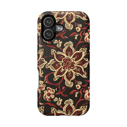 Floral Mandala Magnetic Impact - Resistant Phone Case - DIGITAL X