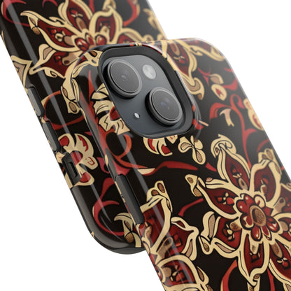 Floral Mandala Magnetic Impact - Resistant Phone Case - DIGITAL X