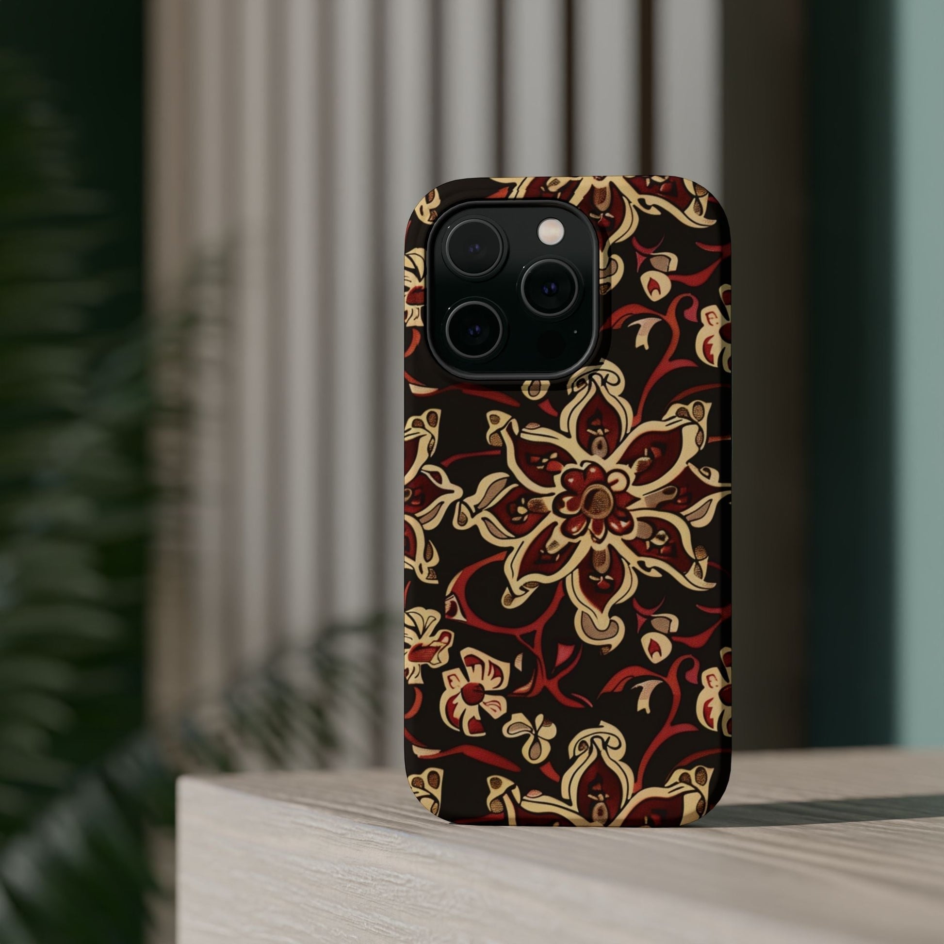 Floral Mandala Magnetic Impact - Resistant Phone Case - DIGITAL X