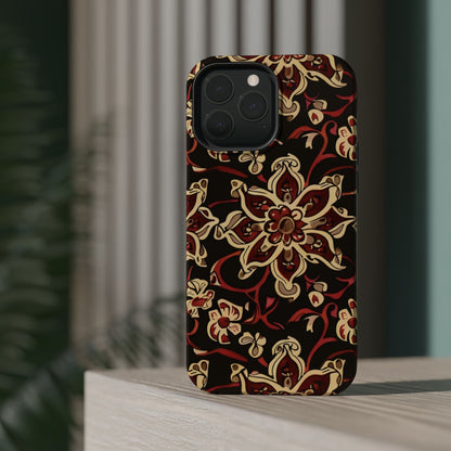 Floral Mandala Magnetic Impact - Resistant Phone Case - DIGITAL X