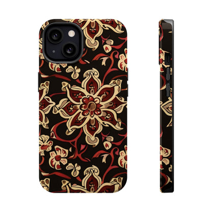 Floral Mandala Magnetic Impact - Resistant Phone Case - DIGITAL X