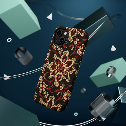 Floral Mandala Magnetic Impact - Resistant Phone Case - DIGITAL X