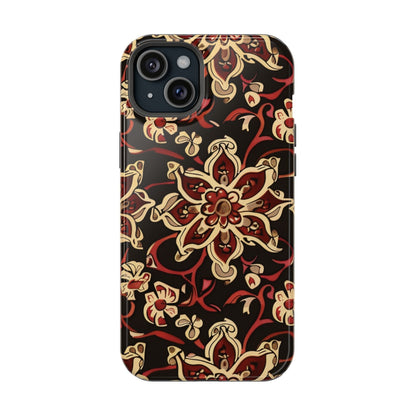 Floral Mandala Magnetic Impact - Resistant Phone Case - DIGITAL X