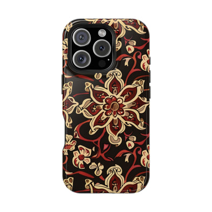 Floral Mandala Magnetic Impact - Resistant Phone Case - DIGITAL X