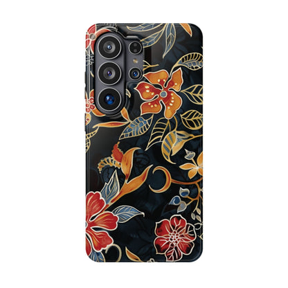 Floral Nightfall Magnetic Impact Phone Case — Protective Magnetic Floral iPhone Cover - DIGITAL X