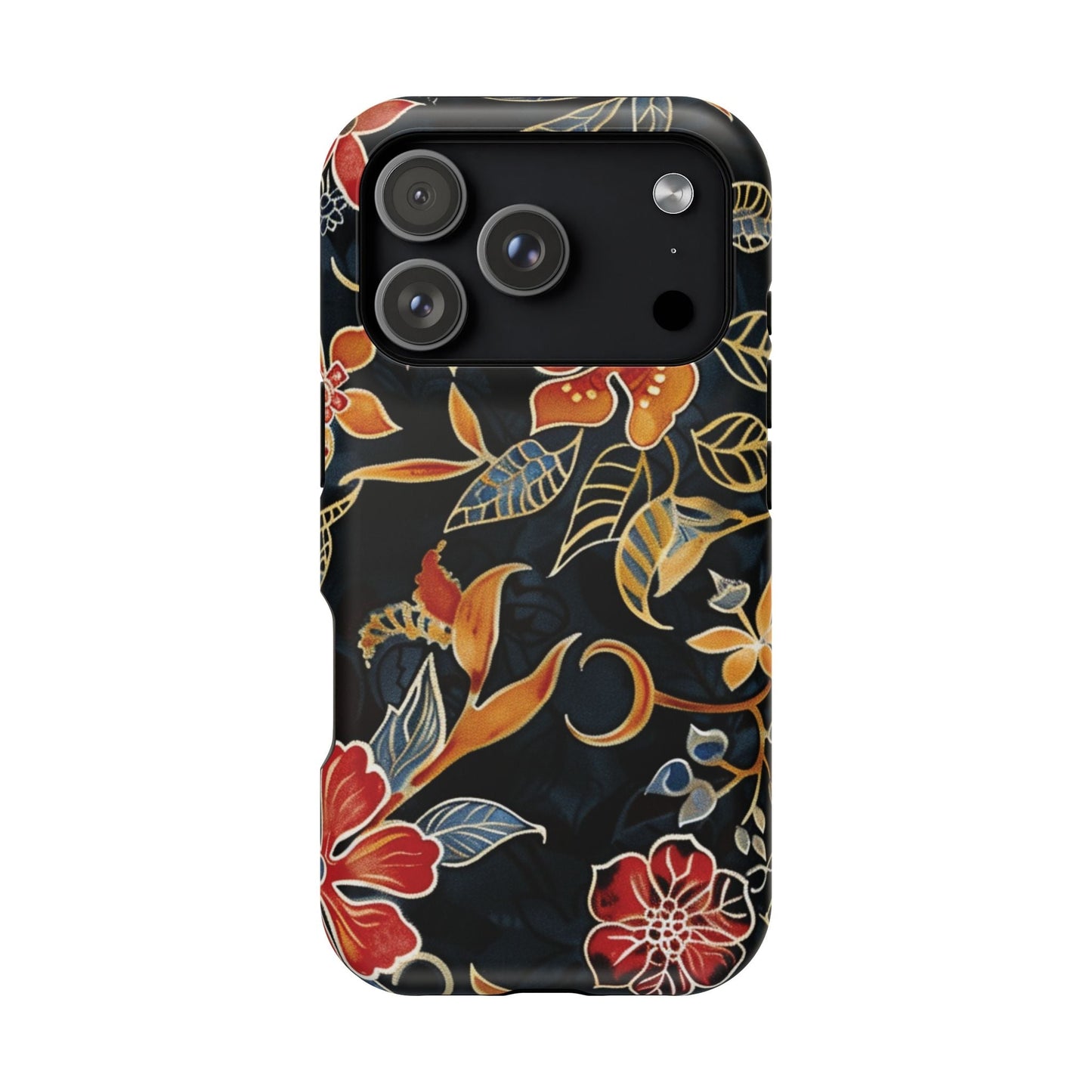 Floral Nightfall Magnetic Impact Phone Case — Protective Magnetic Floral iPhone Cover - DIGITAL X