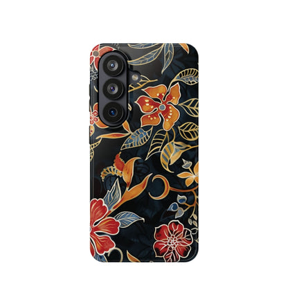 Floral Nightfall Magnetic Impact Phone Case — Protective Magnetic Floral iPhone Cover - DIGITAL X