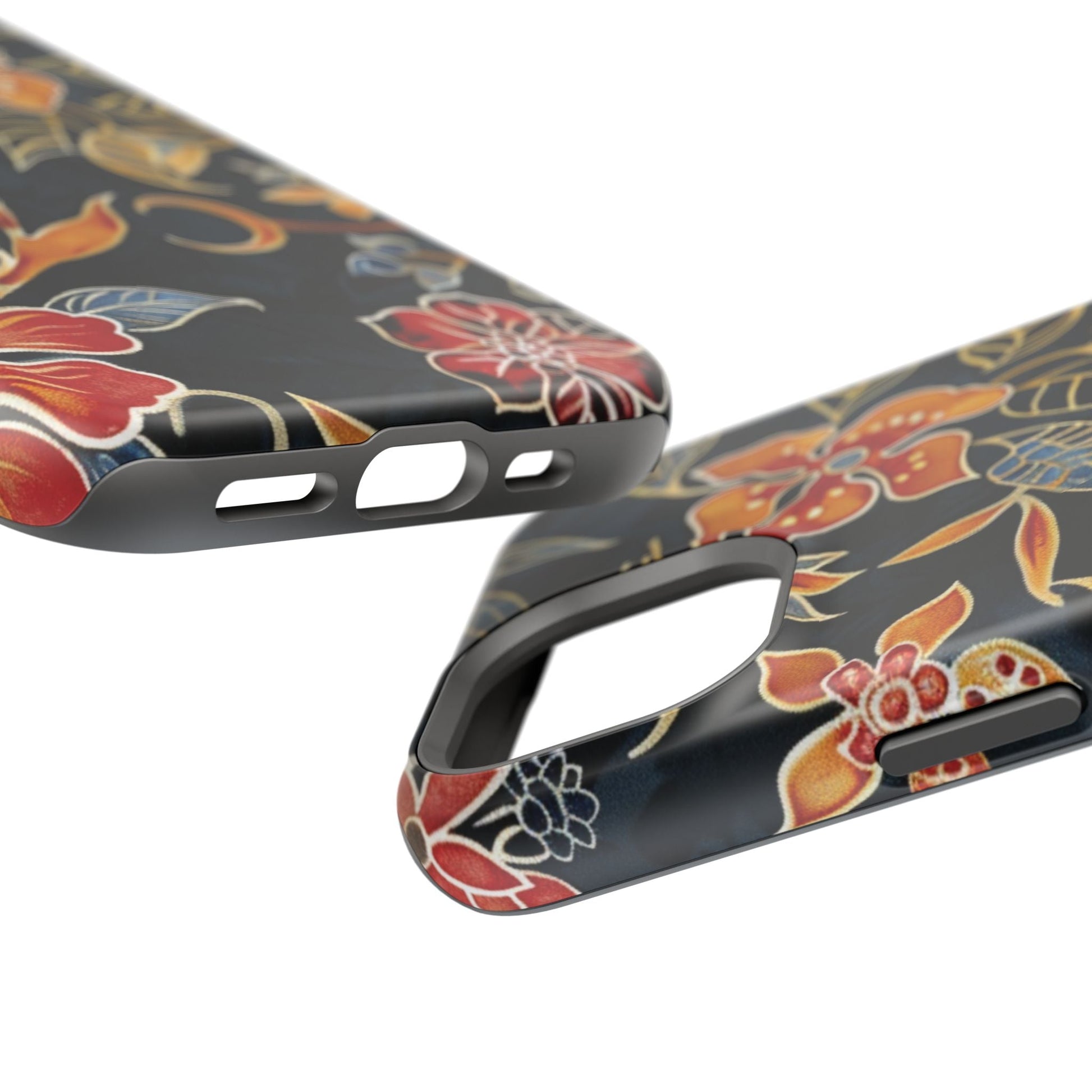Floral Nightfall Magnetic Impact Phone Case — Protective Magnetic Floral iPhone Cover - DIGITAL X